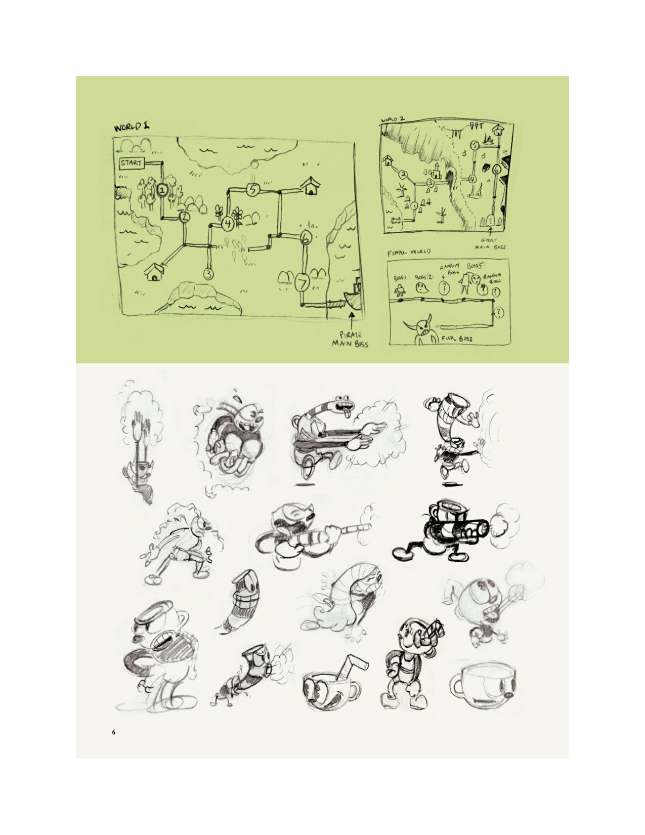 图片[10]-T1407-《茶杯头艺术设定集》 | The Art of Cuphead (Studio MDHR)-爱画画的卷心菜