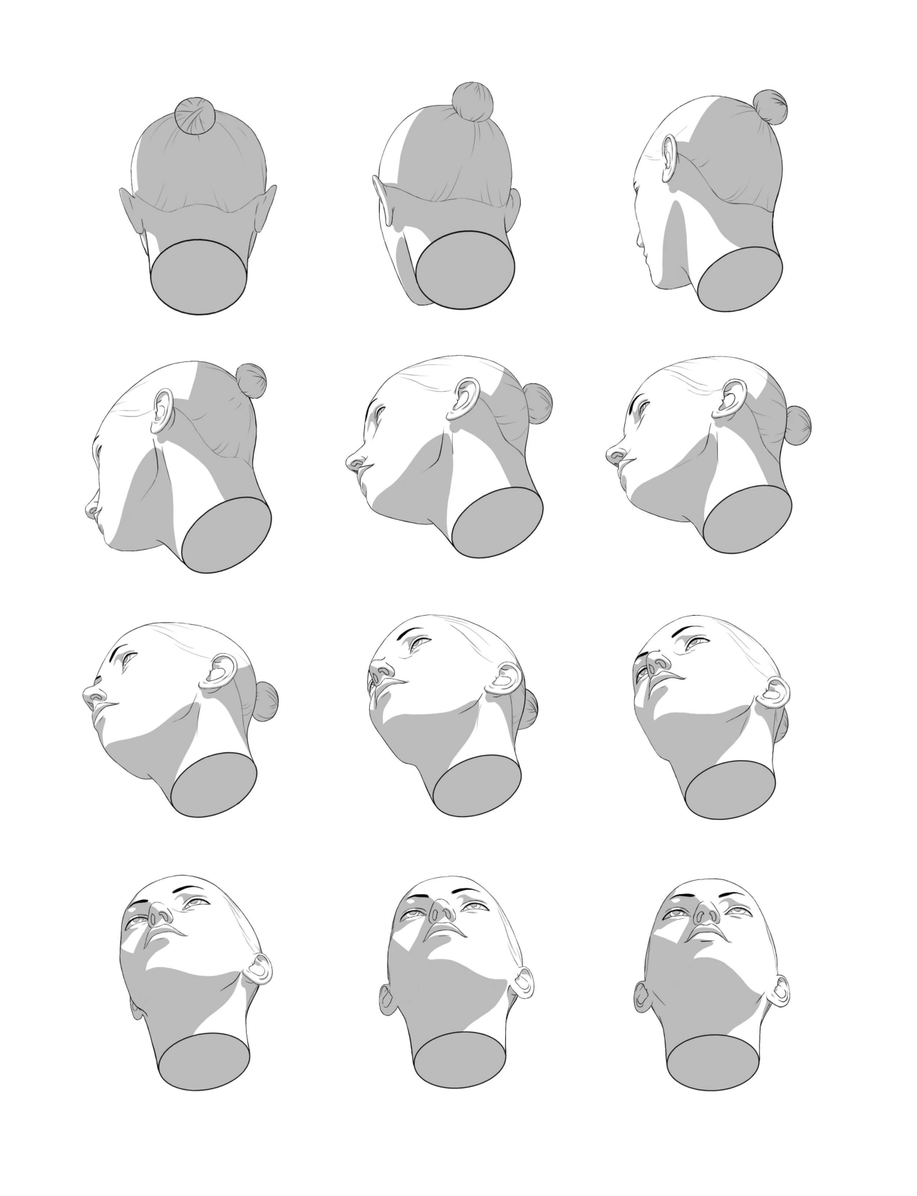 图片[10]-T1031-艺术家面部光照参考指南 Amanda Jean | An Artists Reference Guide To Lighting The Face Amanda Jean-爱画画的卷心菜