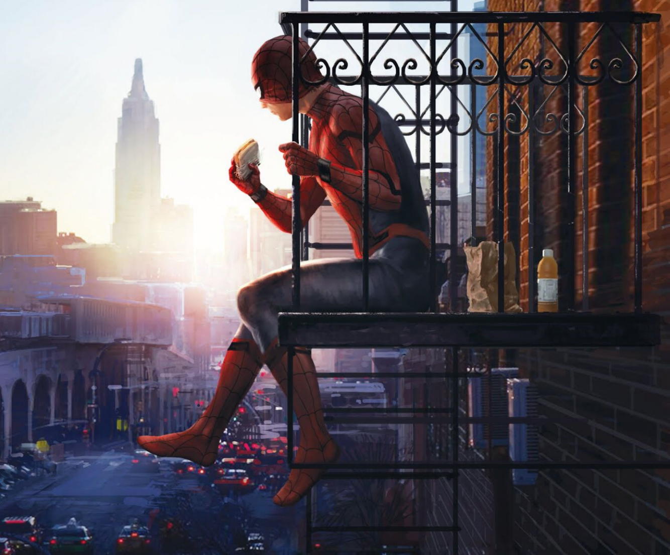 图片[10]-T1424-蜘蛛侠：英雄归来 电影设定集 | Spider-Man Homecoming – The Art of the Movie-爱画画的卷心菜