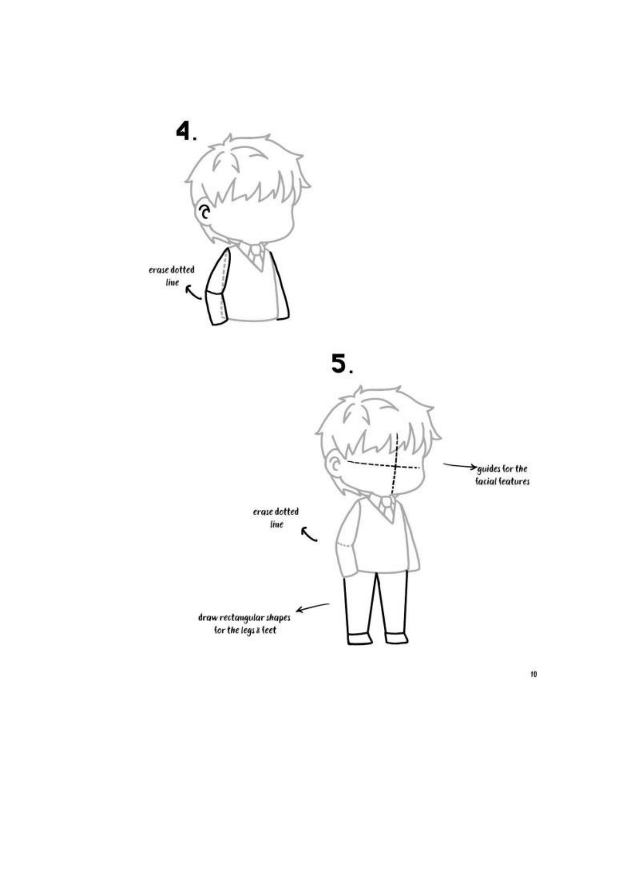 图片[11]-T1314-如何绘制Q版学画超可爱Q版角色 | How To Draw Chibi Learn Drawing Supercute Chibi Characte-爱画画的卷心菜
