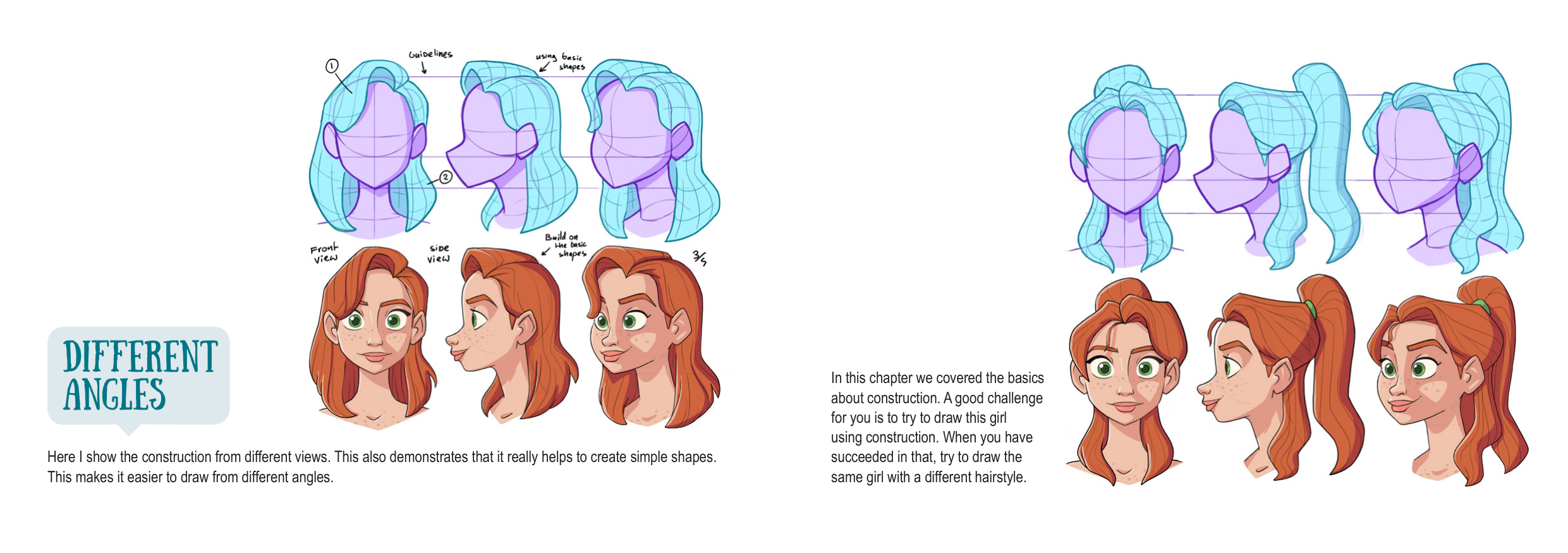 图片[11]-T1329-头发绘制教程 | How to Draw Hair-爱画画的卷心菜