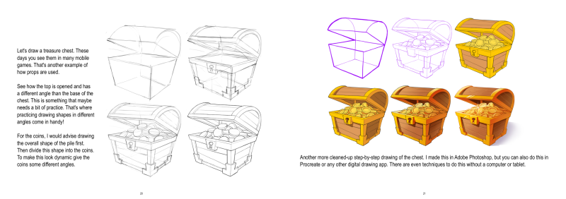 图片[11]-T1349-道具绘制教程 | How to Draw props-爱画画的卷心菜