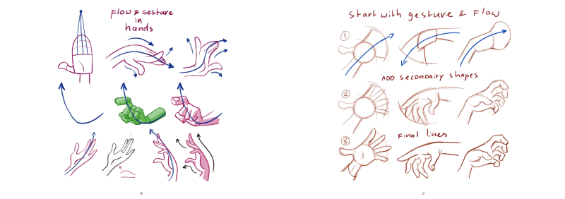 图片[11]-T1364-如何画手 | How to Draw Hands-爱画画的卷心菜
