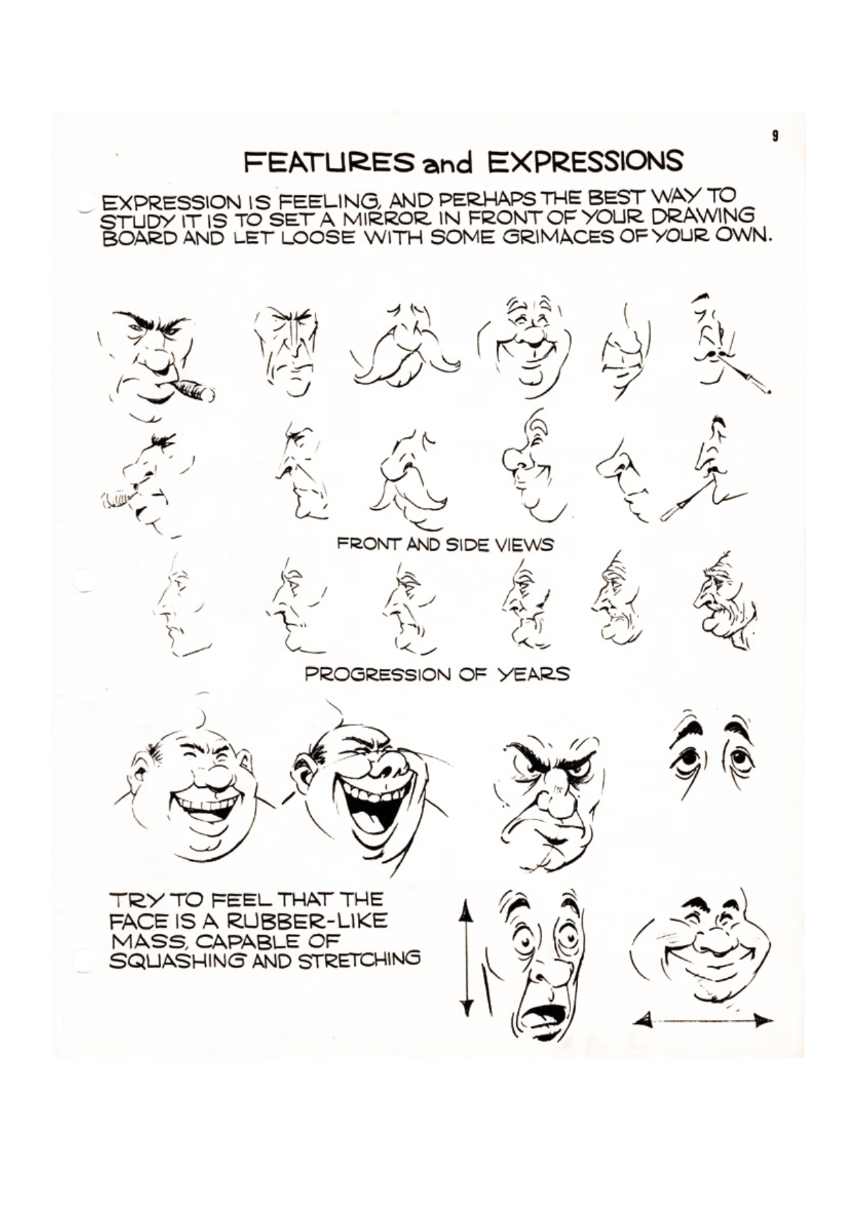 图片[11]-T107-Ken Hultgren 卡通漫画绘制技巧 | Ken Hultgren – The Know How of Cartooning – 1946-爱画画的卷心菜