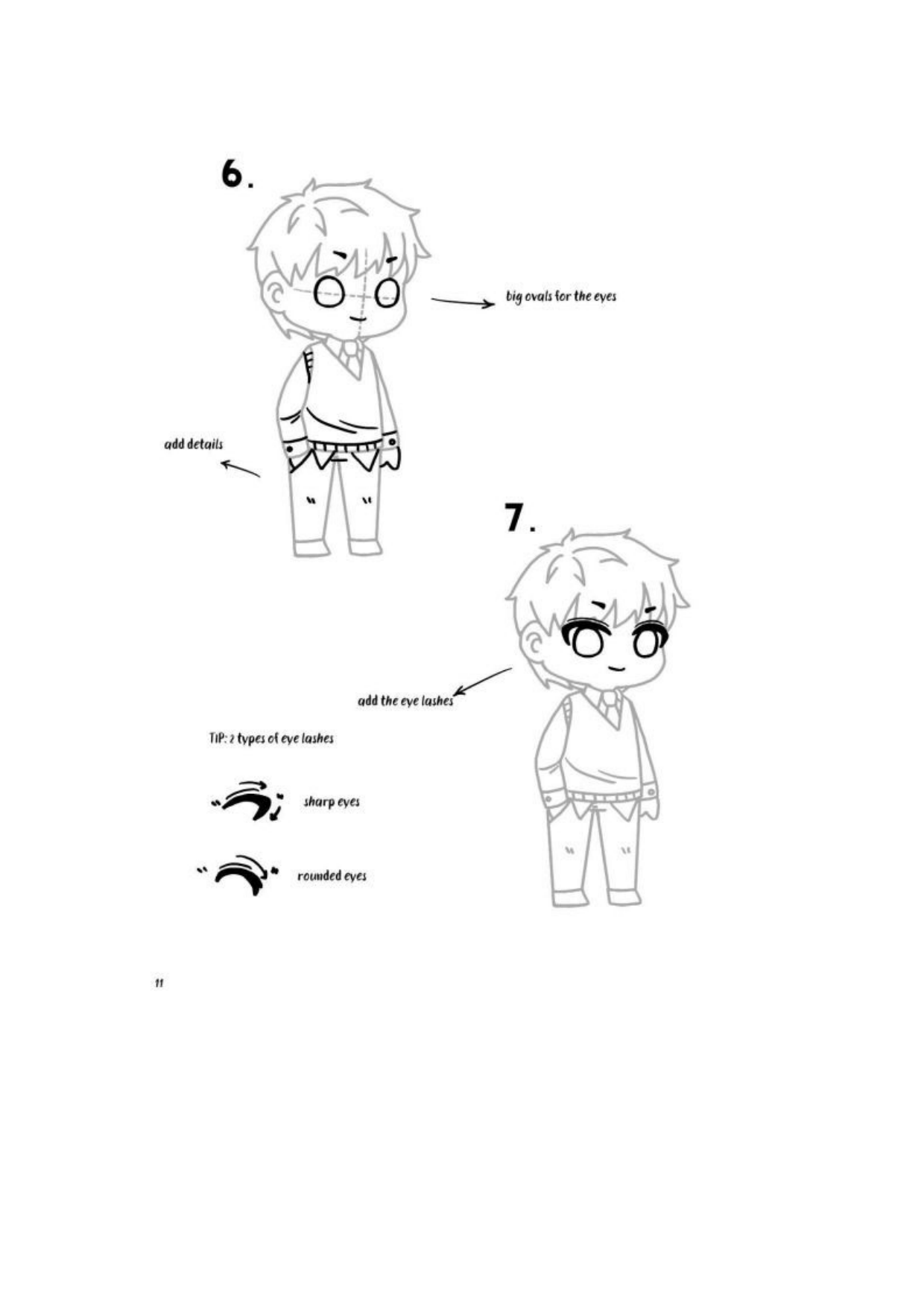 图片[12]-T1314-如何绘制Q版学画超可爱Q版角色 | How To Draw Chibi Learn Drawing Supercute Chibi Characte-爱画画的卷心菜