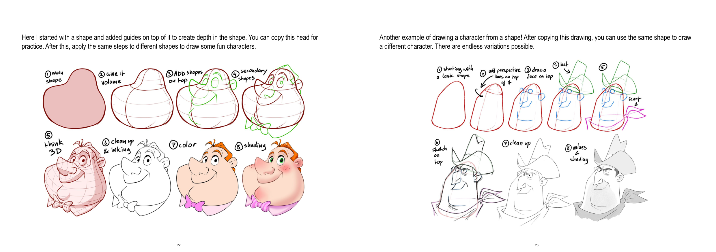 图片[12]-T1363-如何绘制头部 | How to Draw Heads-爱画画的卷心菜