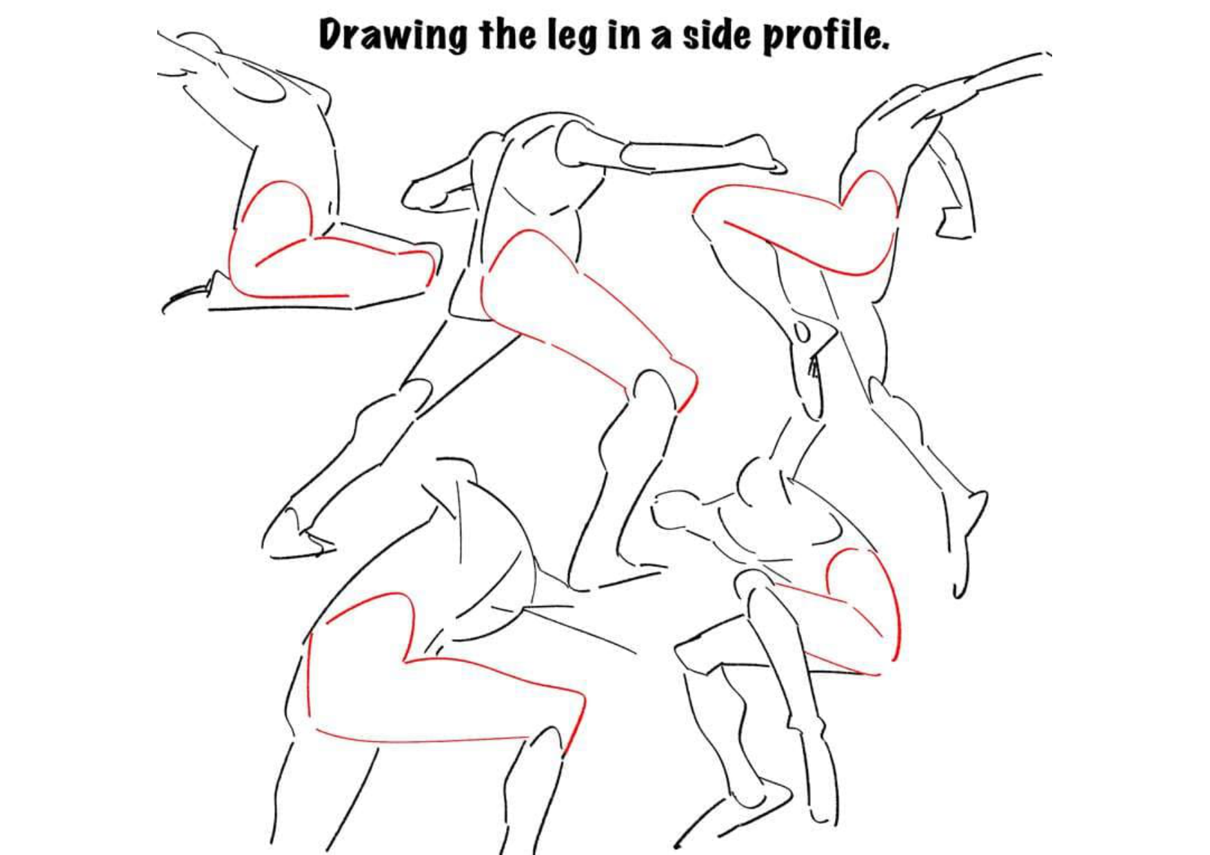 图片[12]-T144-腿部绘画 | Drawing legs-爱画画的卷心菜