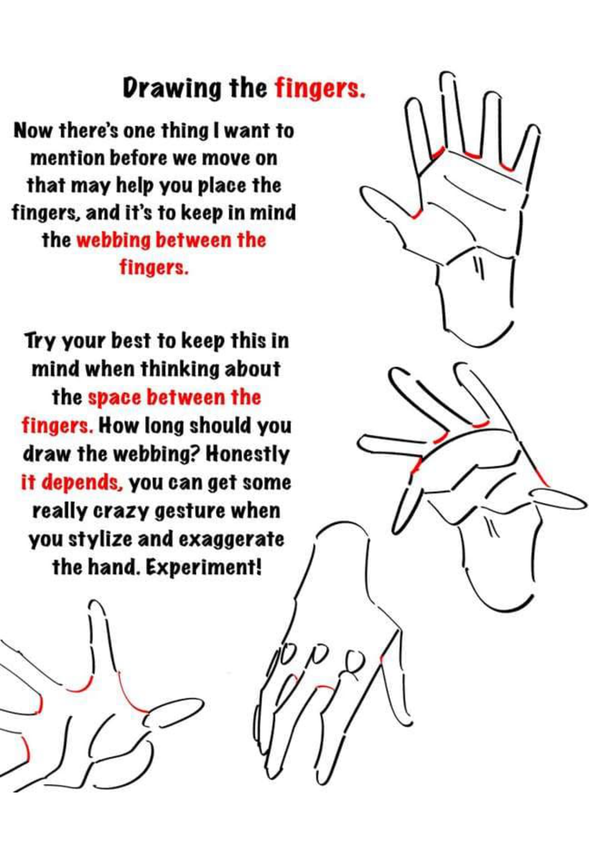 图片[12]-T145-绘制手部的技巧 | Tips for drawing hand-爱画画的卷心菜