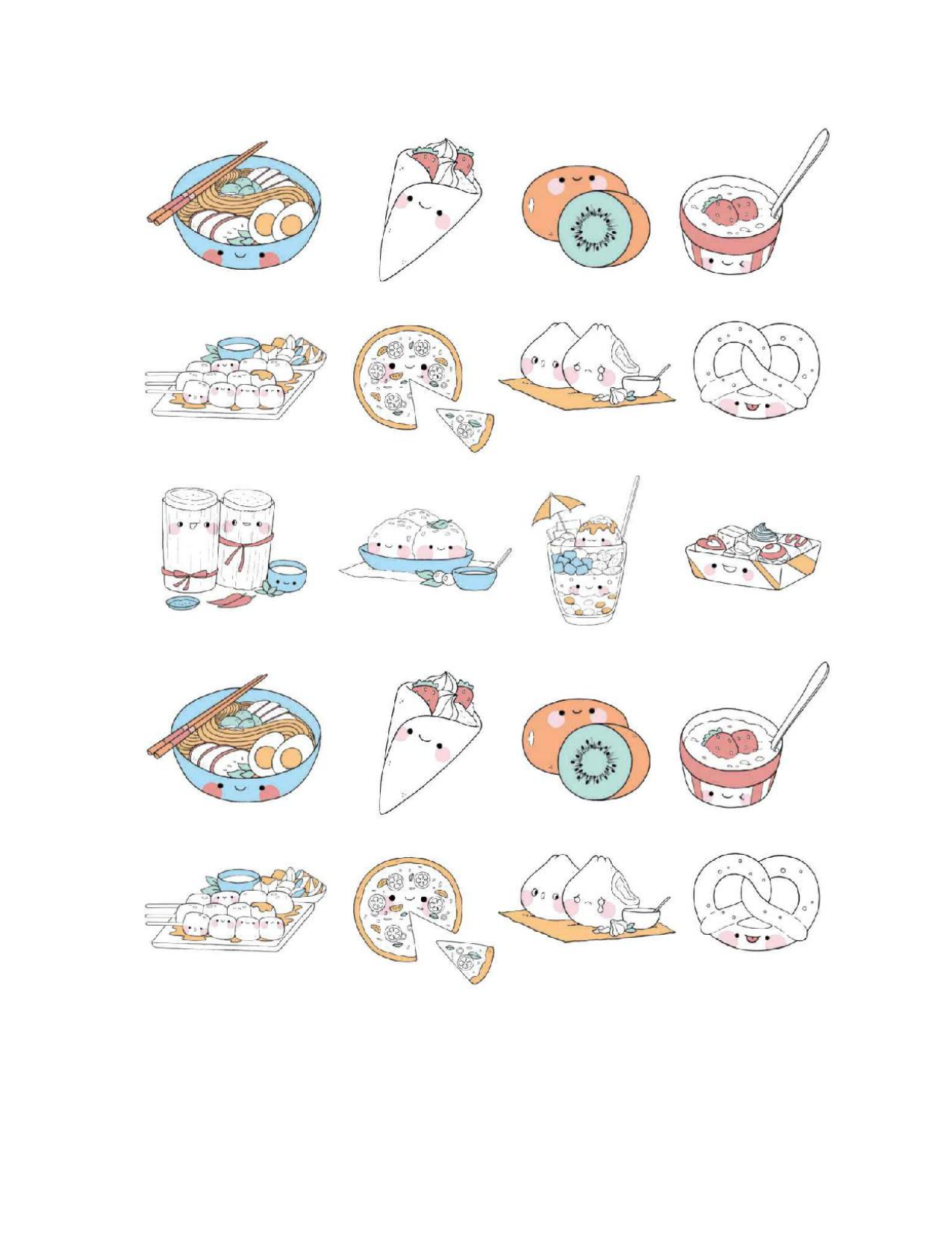 图片[12]-T10-可爱涂鸦 | Kawaii Doodle-爱画画的卷心菜