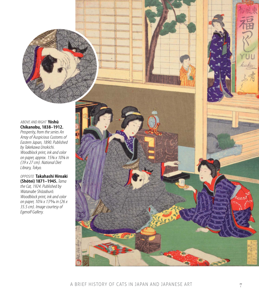 图片[13]-T1000-神圣的猫 日本艺术中的猫 含200多幅插图 | Divine Felines The Cat in Japanese Art with over 200 illustrat-爱画画的卷心菜