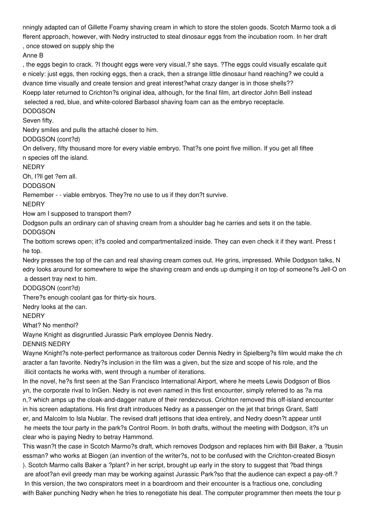 图片[13]-T1110-侏罗纪公园 官方剧本集 | Jurassic Park – The Official Script Book-爱画画的卷心菜