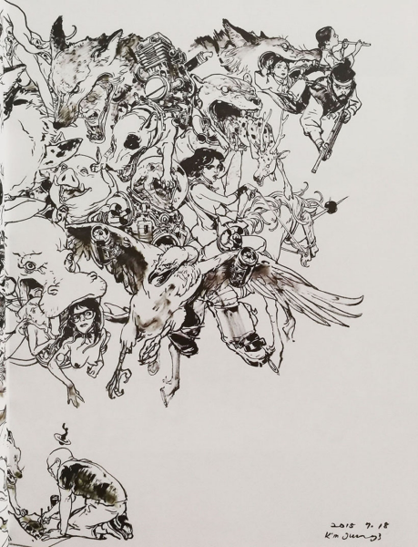 图片[13]-T1176-Kim Jung Gi素描本2016 | Kim Jung Gi – Sketchbook 2016-爱画画的卷心菜