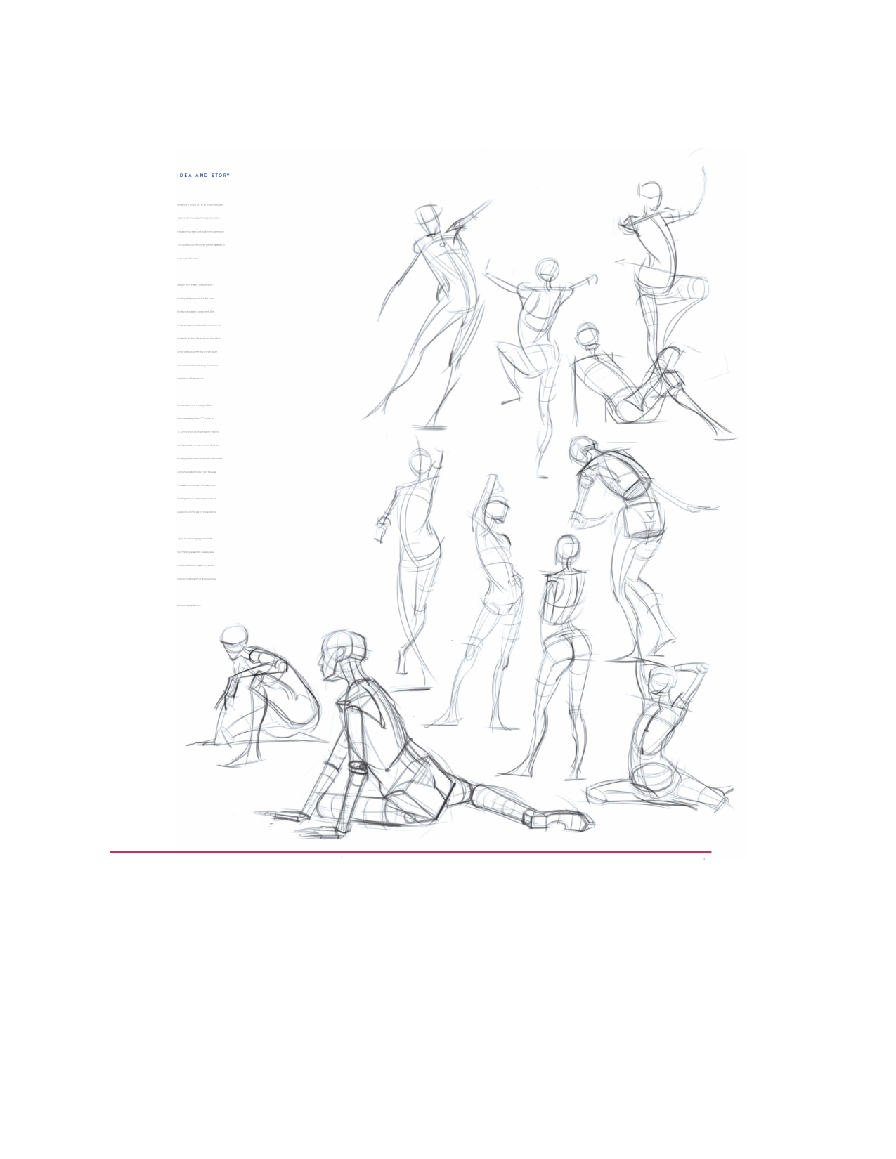 图片[13]-T1254-姿态绘画 动态与形态 迈克尔·汉普顿 | Gesture Drawing Dynamic Movement and Form by Michael Hampton-爱画画的卷心菜