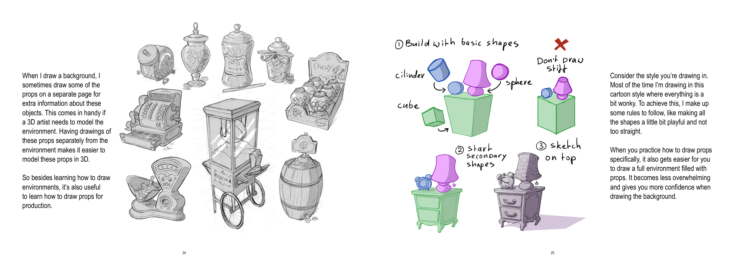 图片[13]-T1316-环境绘制教程 | How to Draw Environments-爱画画的卷心菜