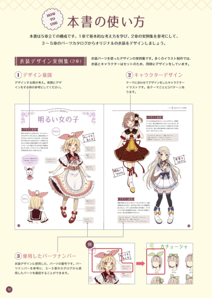 图片[13]-T1321-童话风可爱少女服装设计目录 | メルヘンでかわいい女の子の衣装デザインカタログ 佐倉 おりこ 2019 玄光社-爱画画的卷心菜