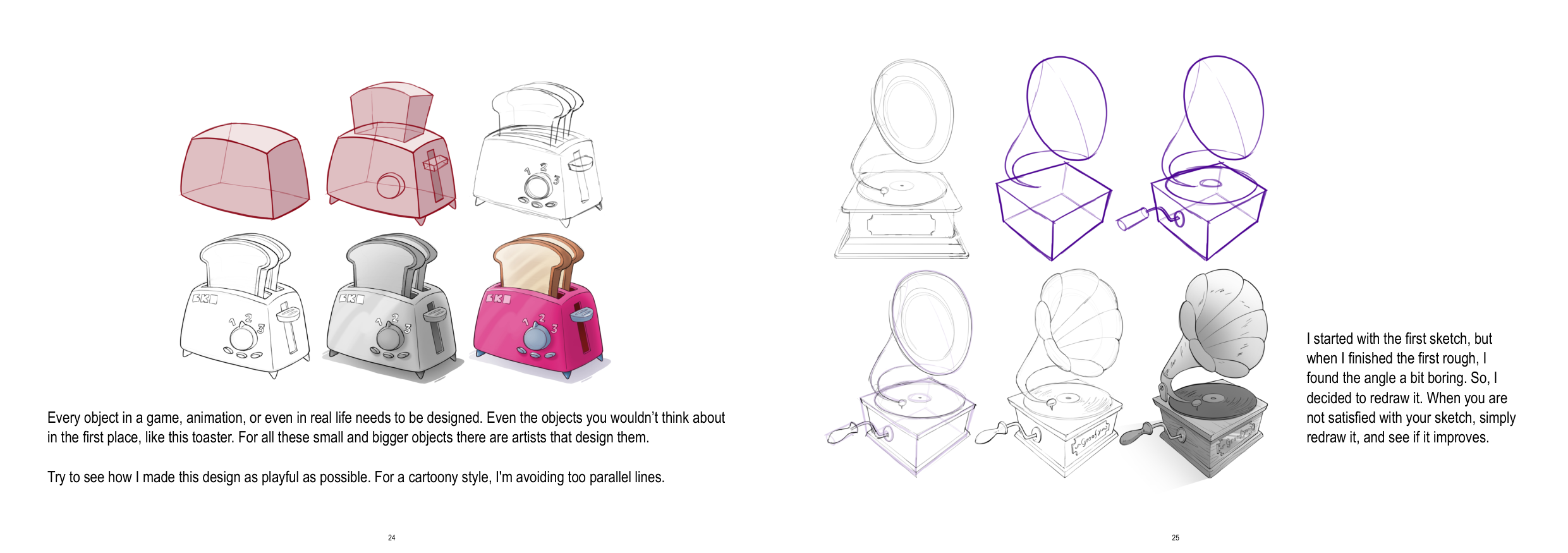 图片[13]-T1349-道具绘制教程 | How to Draw props-爱画画的卷心菜