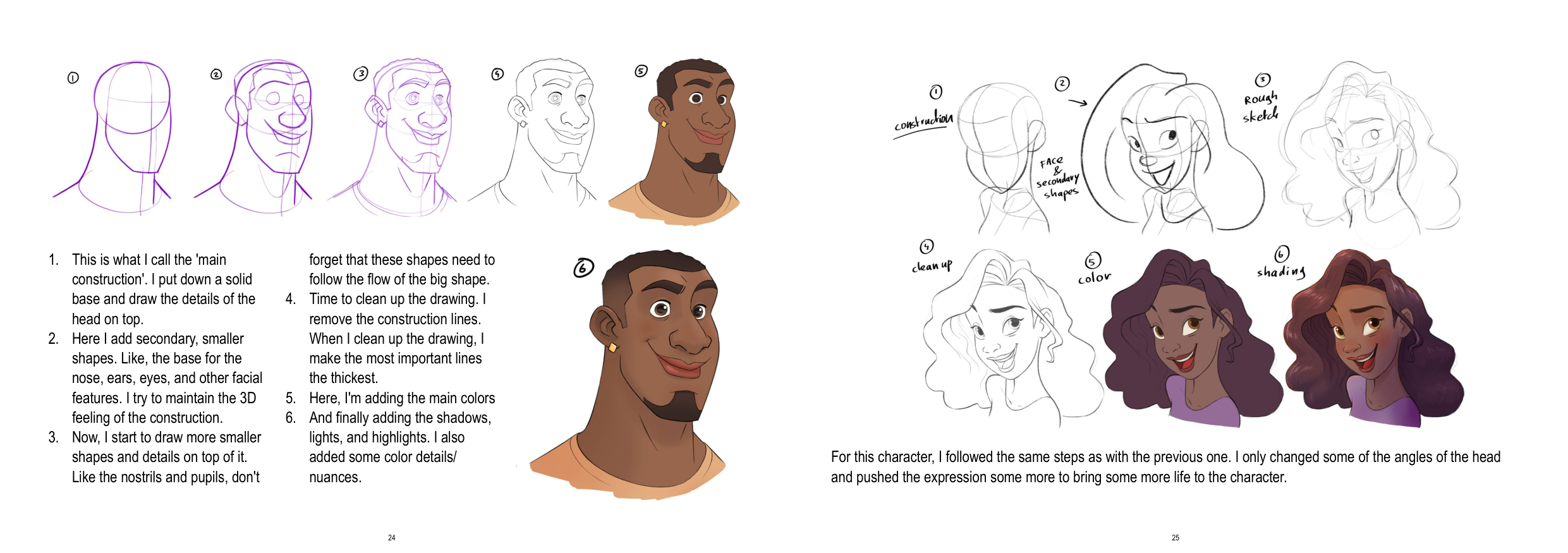 图片[13]-T1363-如何绘制头部 | How to Draw Heads-爱画画的卷心菜