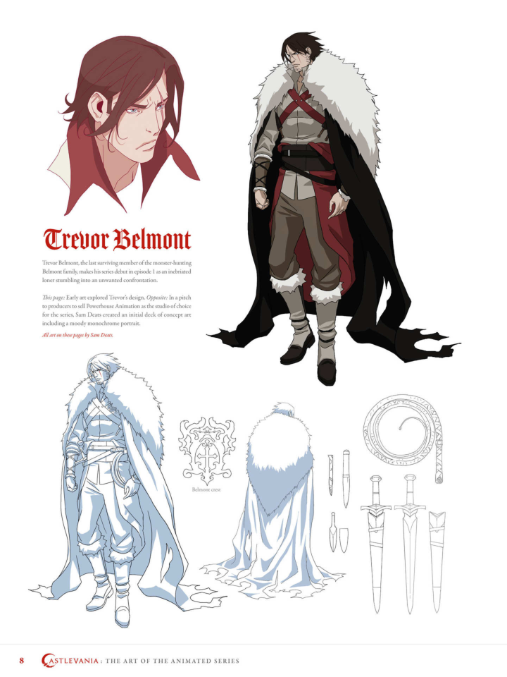 图片[13]-T1371-恶魔城 动画系列设定集 Frederator Studios | Castlevania The Art of the Animated Series Frederator Studios-爱画画的卷心菜