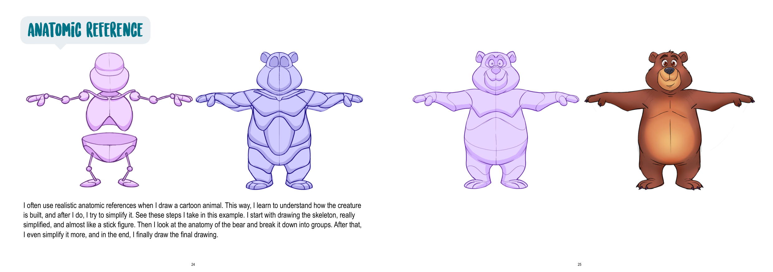 图片[13]-T1388-如何绘制拟人化角色 | How to draw anthropomorphic characters-爱画画的卷心菜