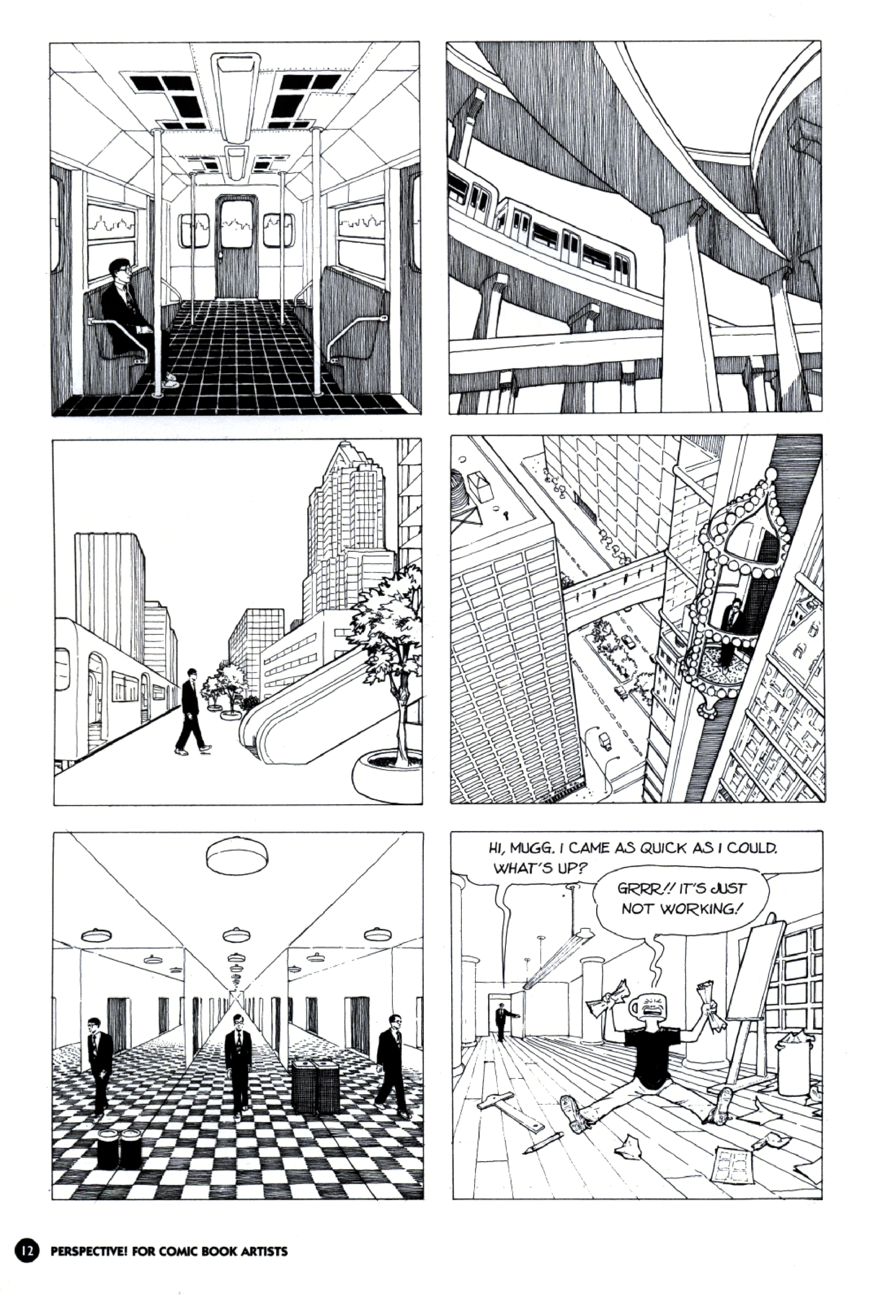 图片[13]-T1395-David Chelsea 漫画家的透视教程 | David Chelsea – Perspective! For Comic Book Artists-爱画画的卷心菜