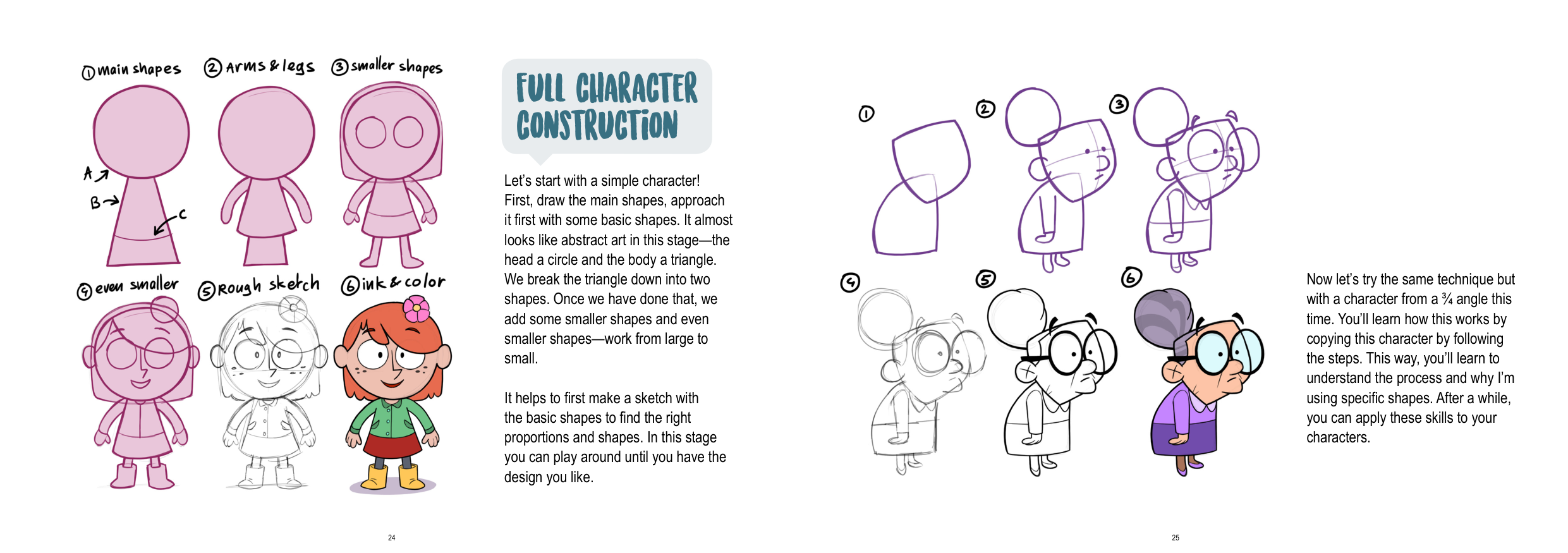 图片[13]-T1420-如何绘制风格化角色 | How to Draw Stylized Chatacters-爱画画的卷心菜
