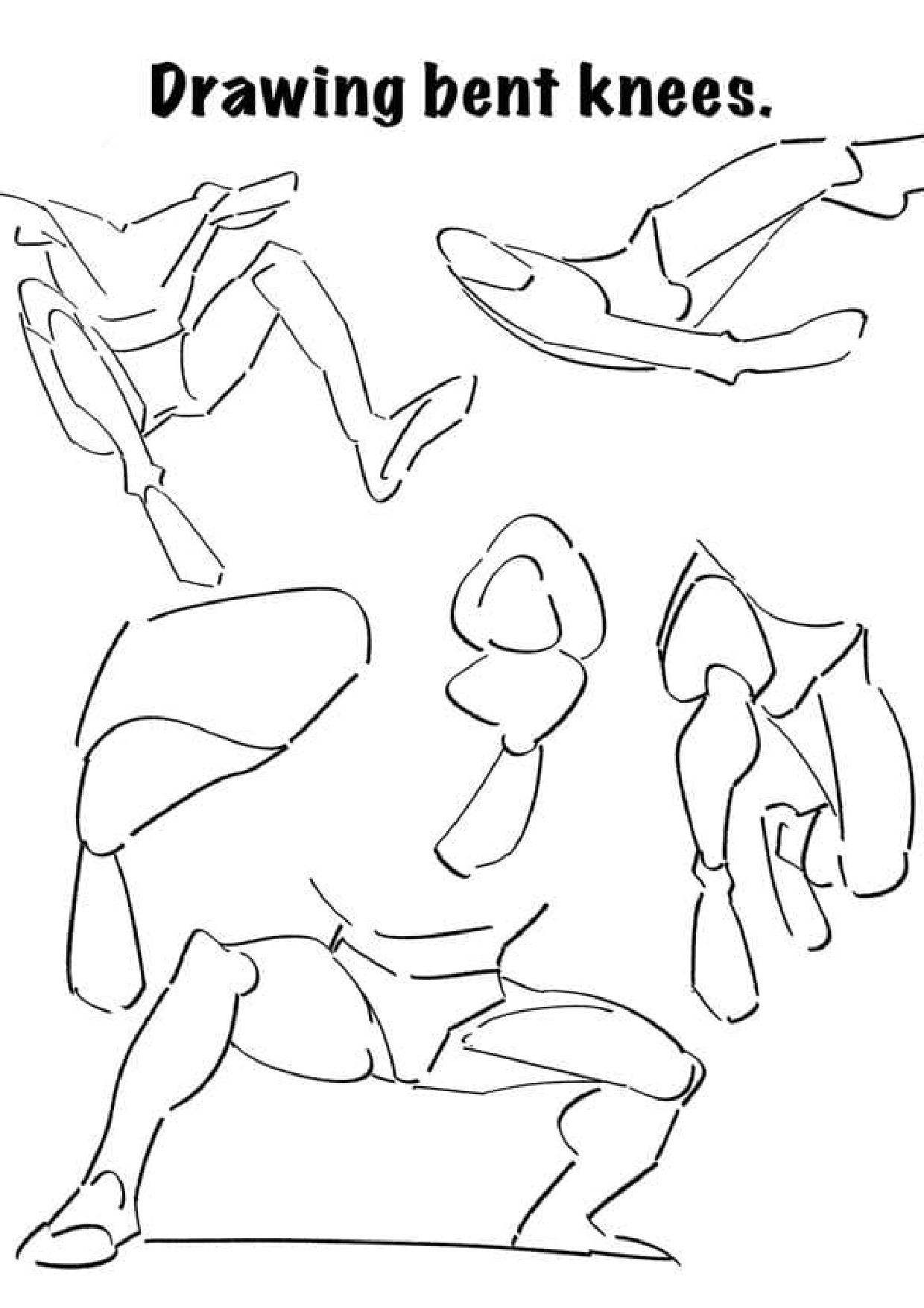 图片[13]-T144-腿部绘画 | Drawing legs-爱画画的卷心菜