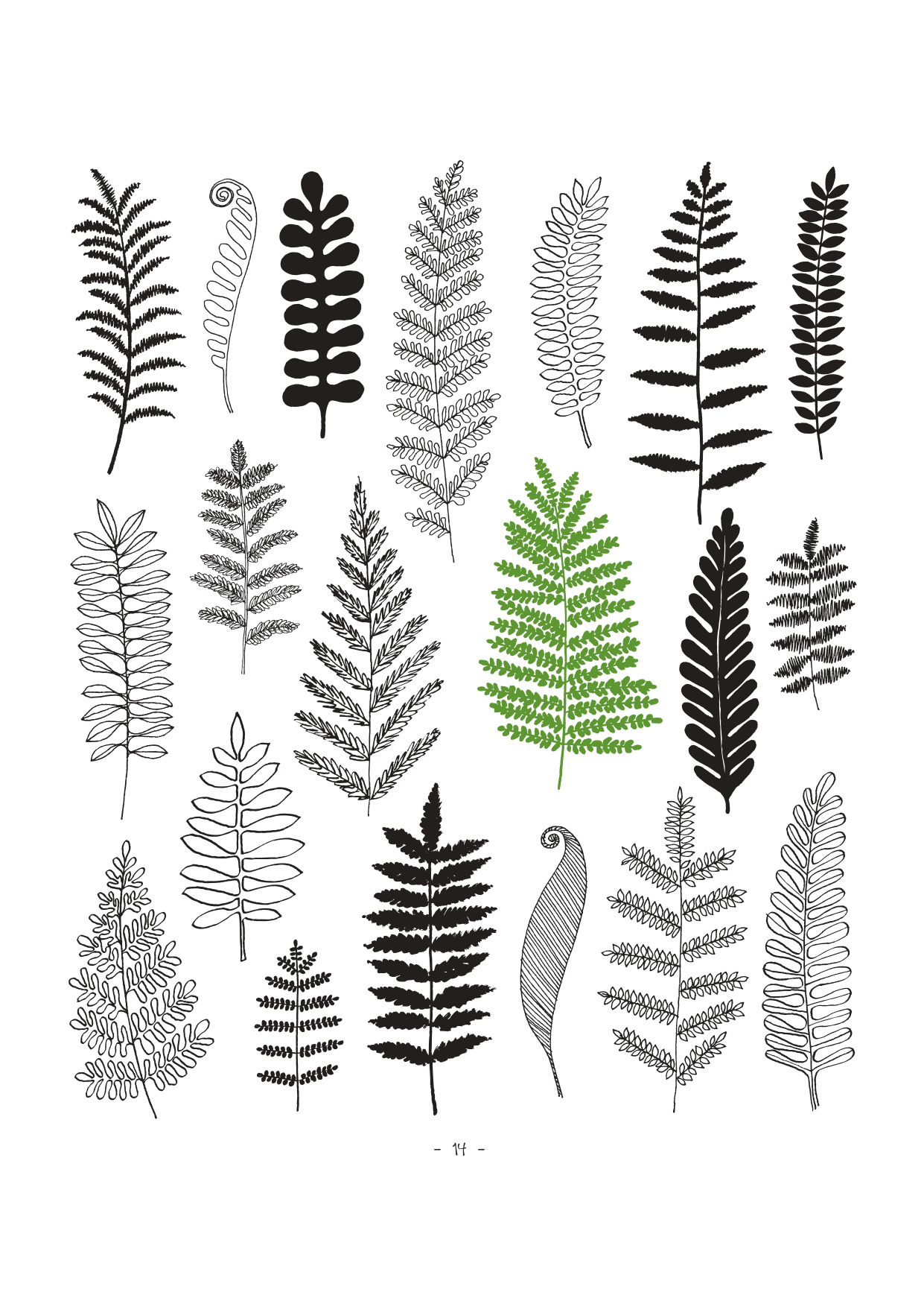 图片[14]-T11-画树的20种方法 | 20 ways to draw a tree-爱画画的卷心菜