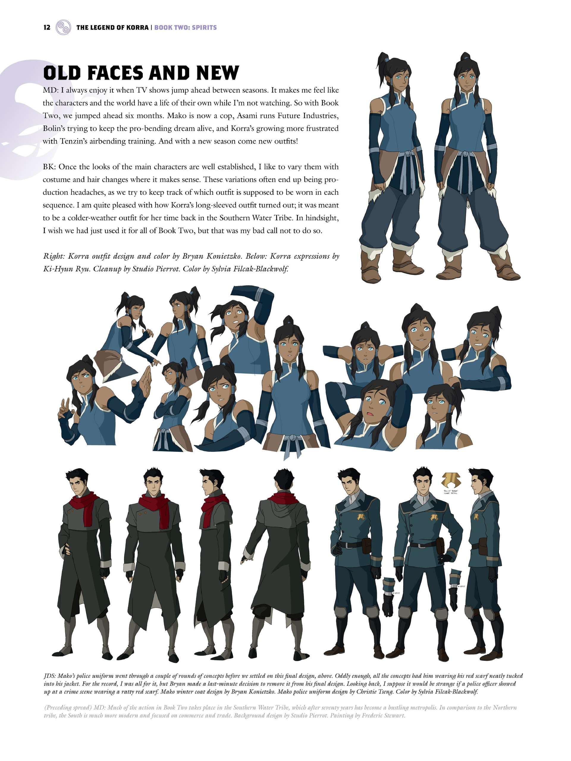 图片[12]-T1134-科拉传奇 动画系列设定集 第二册 精神 | The Legend of Korra The Art of the Animated Series Book 02 Spi-爱画画的卷心菜