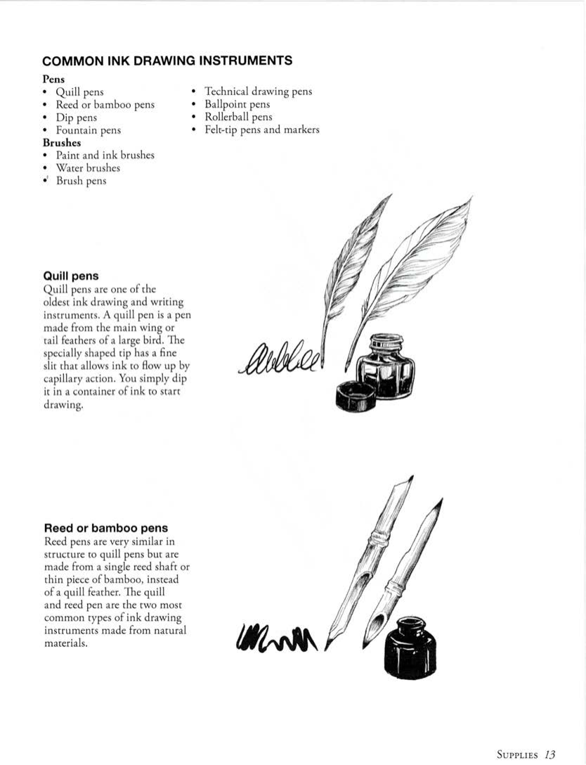 图片[14]-T1155-Alphonso Dunn钢笔与墨水绘画简明指南 | Alphonso Dunn Pen and Ink Drawing A Simple Guide 2015, Three M-爱画画的卷心菜