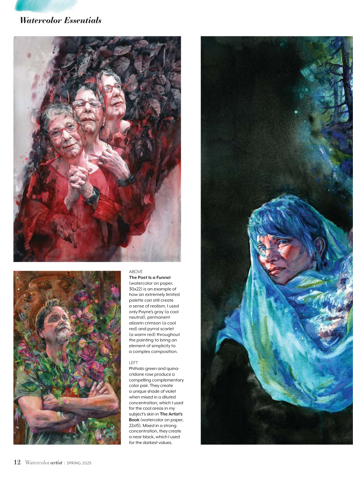 图片[14]-T1161-水彩艺术家2025年春季杂志 | Watercolor Artist Spring 2025 freemagazines top-爱画画的卷心菜
