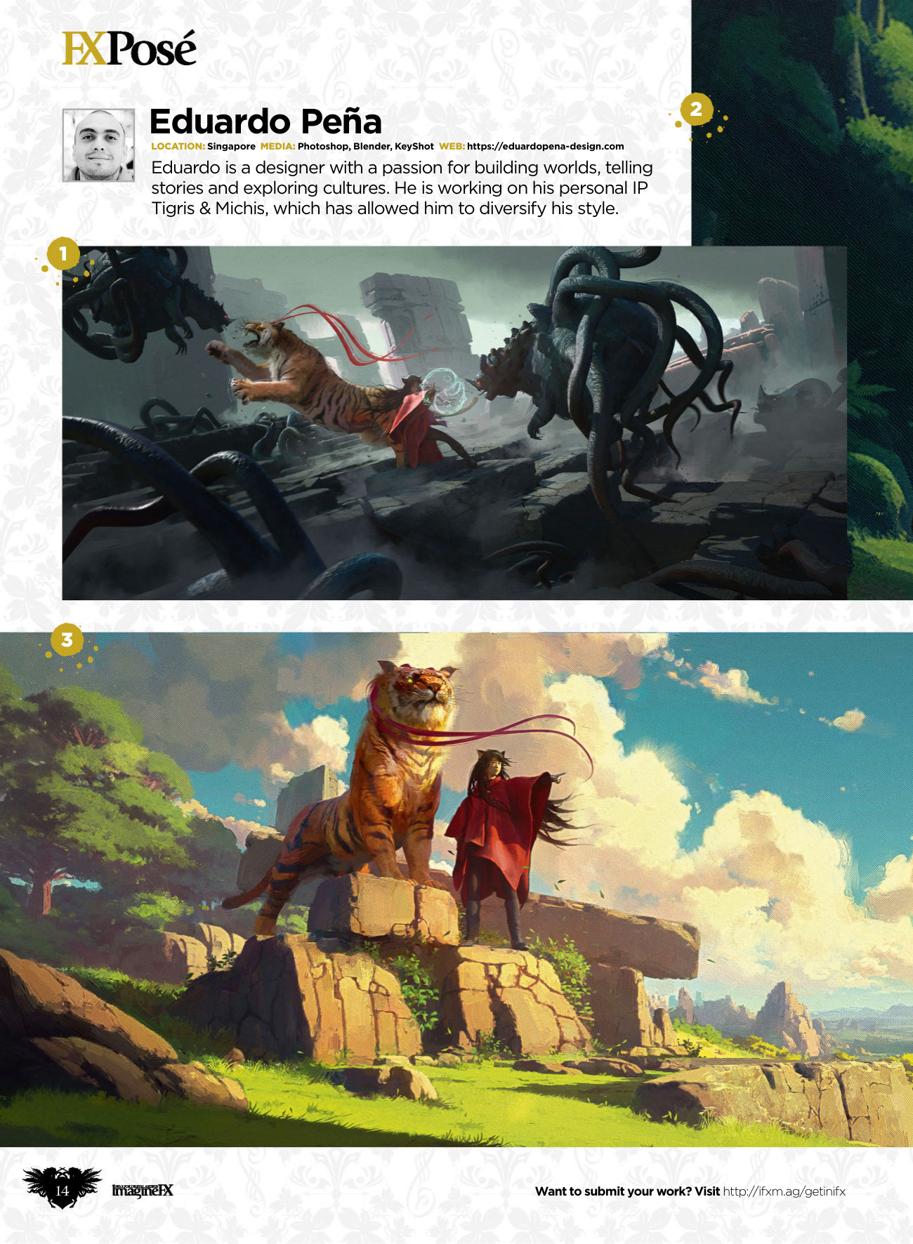 图片[14]-T120-ImagineFX 第233期 圣诞特刊 2023 | ImagineFX I233 Xmas 2023-爱画画的卷心菜