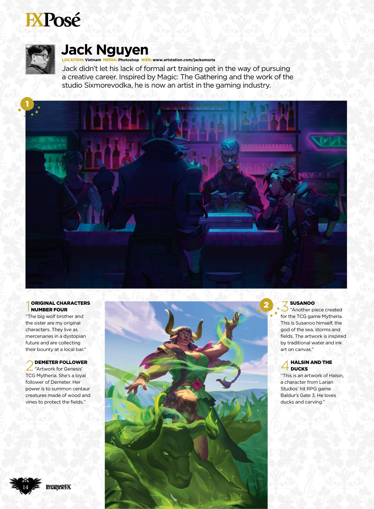 图片[14]-T135-ImagineFX第234期2024年 | ImagineFX – Issue 234  2024-爱画画的卷心菜