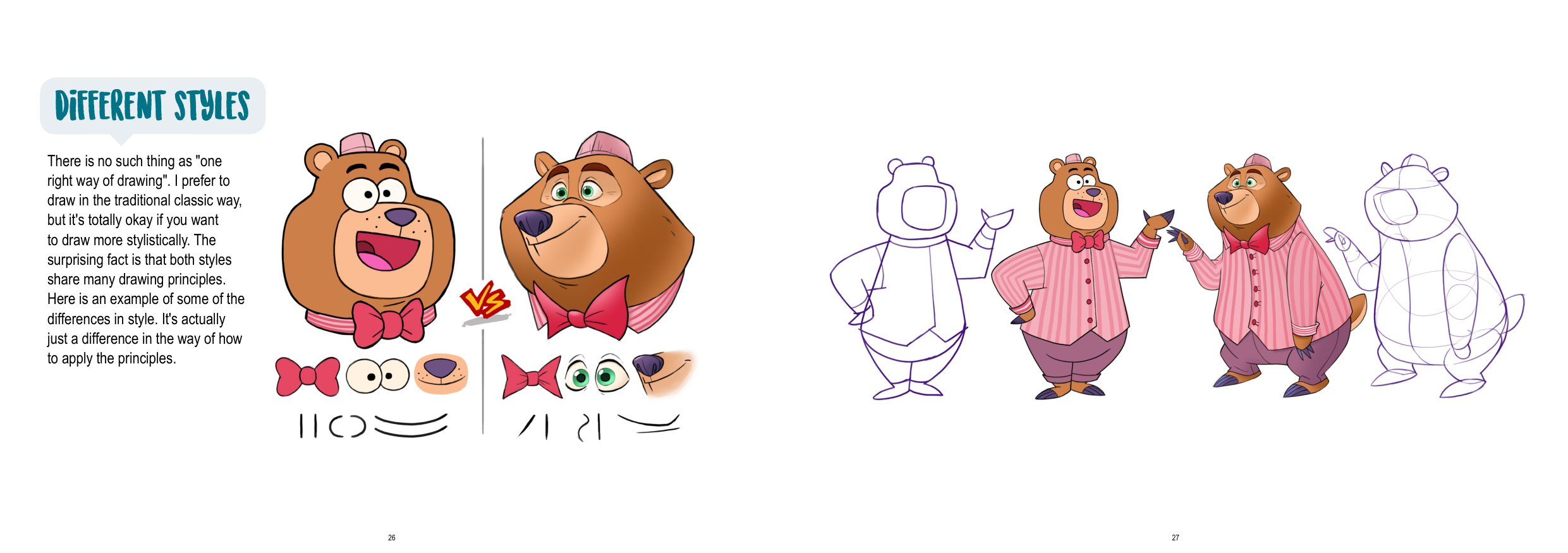 图片[14]-T1388-如何绘制拟人化角色 | How to draw anthropomorphic characters-爱画画的卷心菜