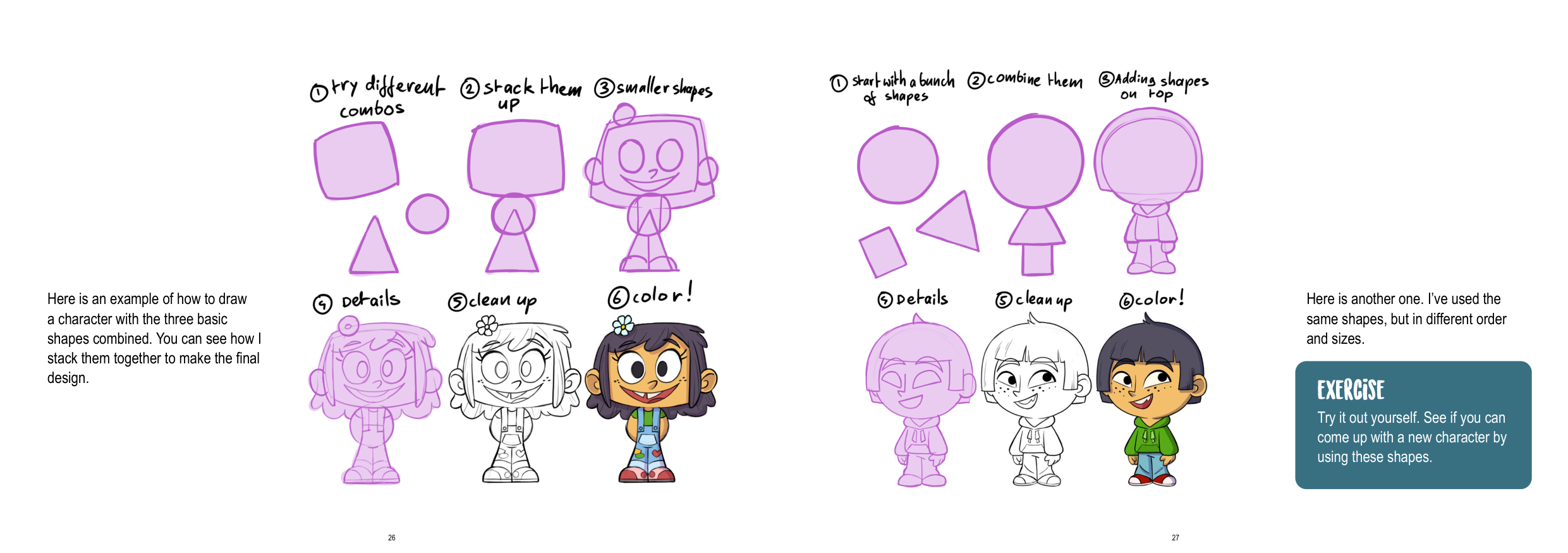 图片[14]-T1420-如何绘制风格化角色 | How to Draw Stylized Chatacters-爱画画的卷心菜