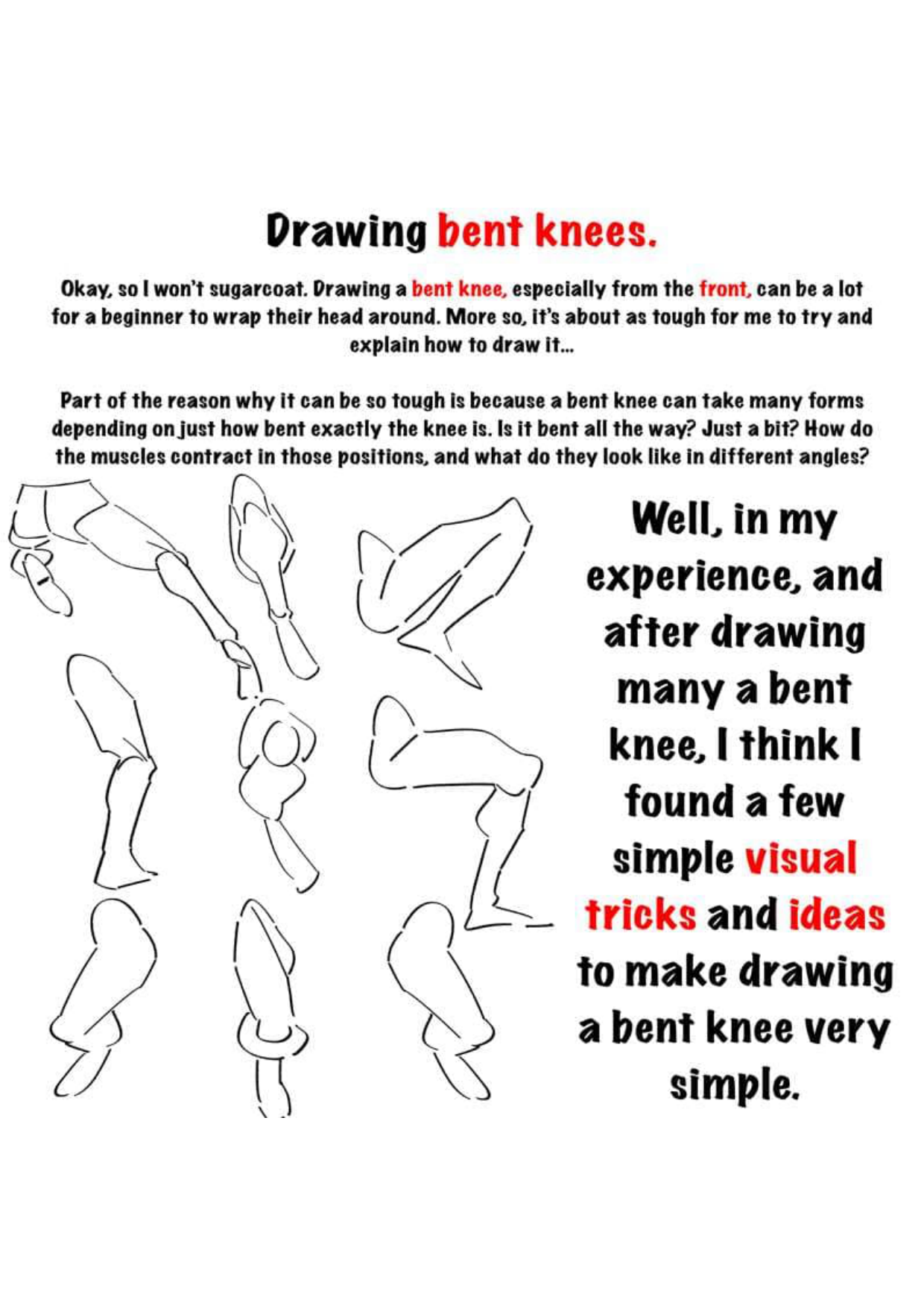 图片[14]-T144-腿部绘画 | Drawing legs-爱画画的卷心菜
