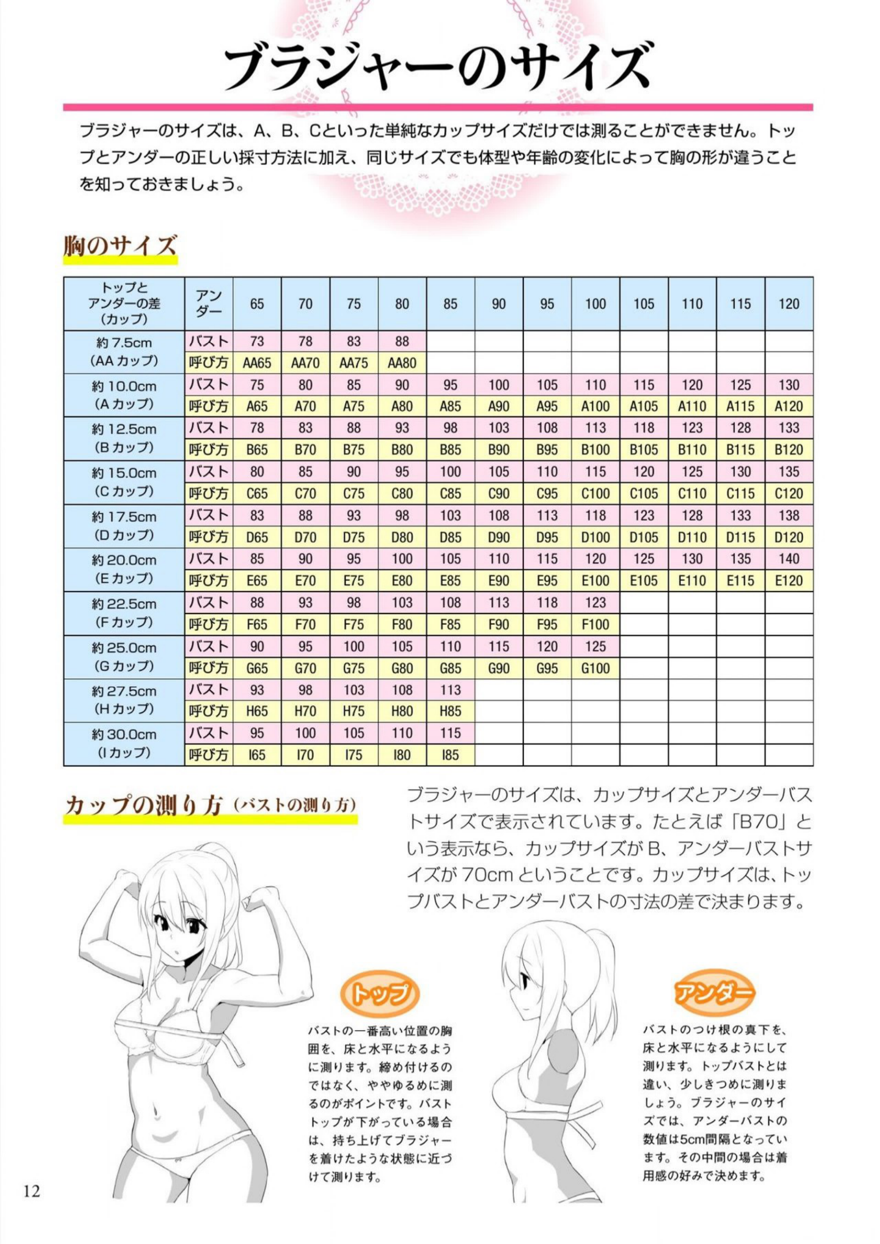 图片[14]-T1056-内衣的画法 | How to Draw Underwear [下着の描き方]-爱画画的卷心菜