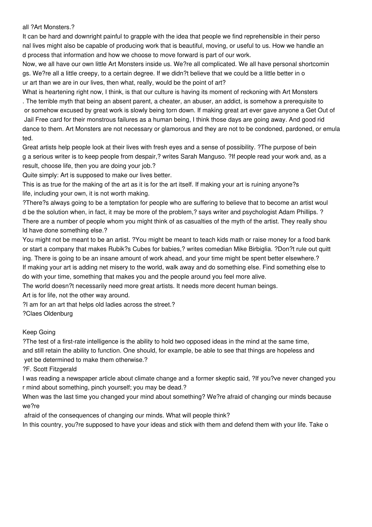 图片[15]-T1095-保持前进 让创造力持续的10种方法 | Keep Going  10 Ways to Stay Cre – Austin Kleon-爱画画的卷心菜