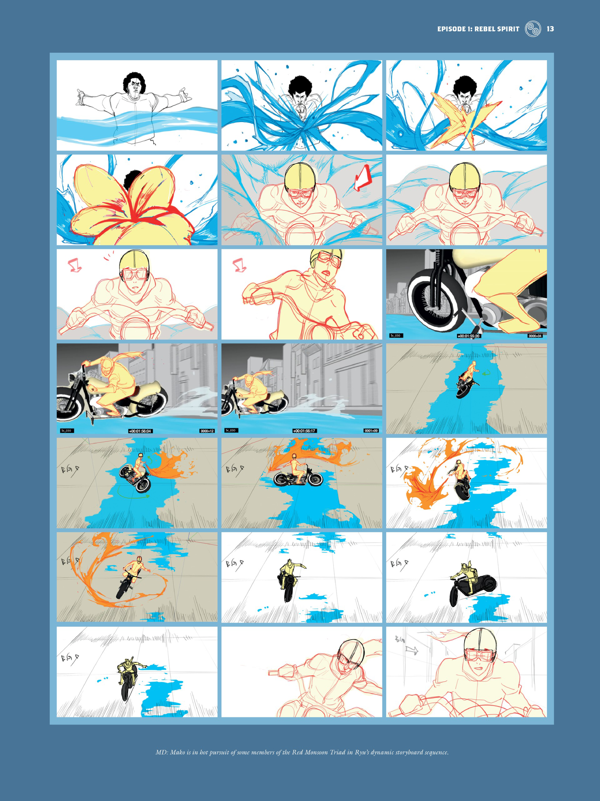 图片[13]-T1134-科拉传奇 动画系列设定集 第二册 精神 | The Legend of Korra The Art of the Animated Series Book 02 Spi-爱画画的卷心菜