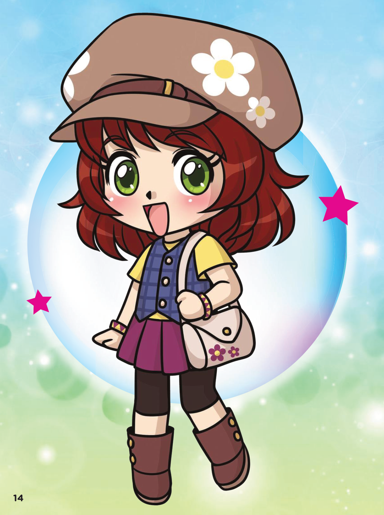 图片[15]-T1145-你也能画萌系漫画角色 分步学习指南 | You Can Draw Manga Chibis A step by step guide for learning to-爱画画的卷心菜