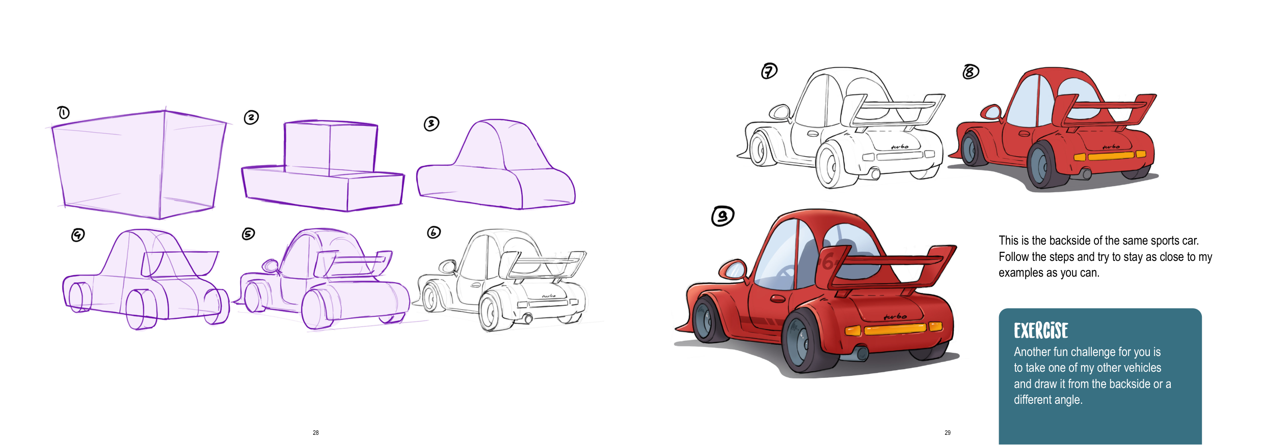 图片[15]-T1287-如何绘制载具 | How to Draw Vehicles-爱画画的卷心菜