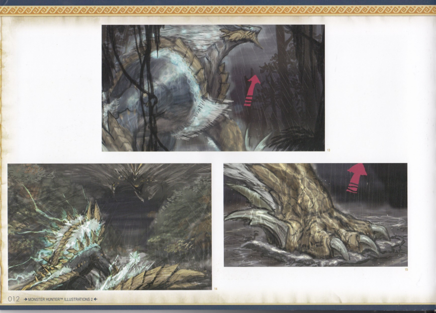 图片[15]-T1357-怪物猎人设定集 | Monster Hunter Illustrations Vol-爱画画的卷心菜
