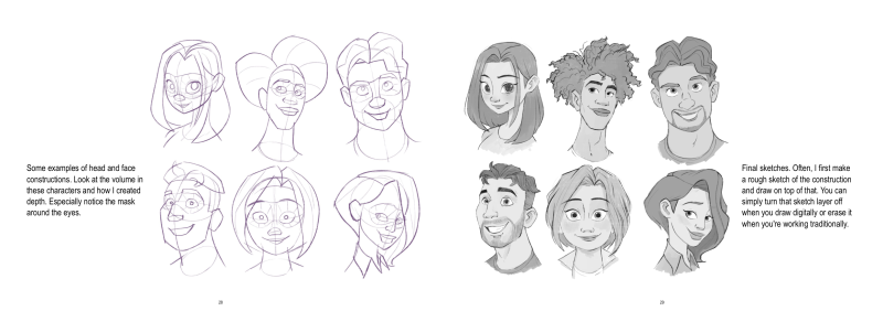 图片[15]-T1363-如何绘制头部 | How to Draw Heads-爱画画的卷心菜