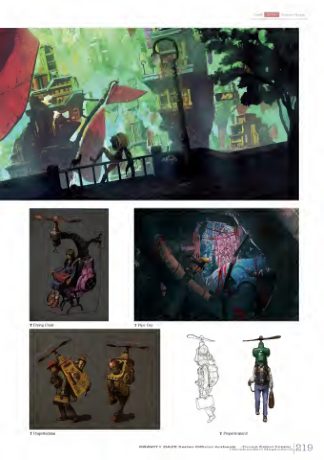 图片[2]-C483-Gravity Daze2官方原画集-爱画画的卷心菜