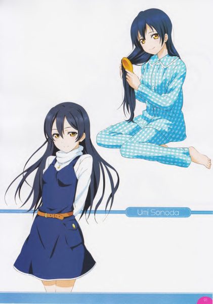 图片[9]-C638-Love Live! 学园偶像祭官方设定插画集-爱画画的卷心菜
