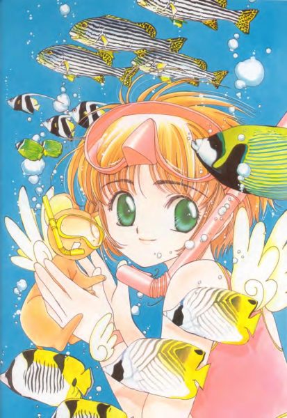 图片[4]-C686-魔卡少女樱插画集-爱画画的卷心菜