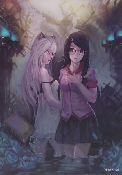 图片[5]-C689-物语系列同人画集：KataMonogatari-爱画画的卷心菜