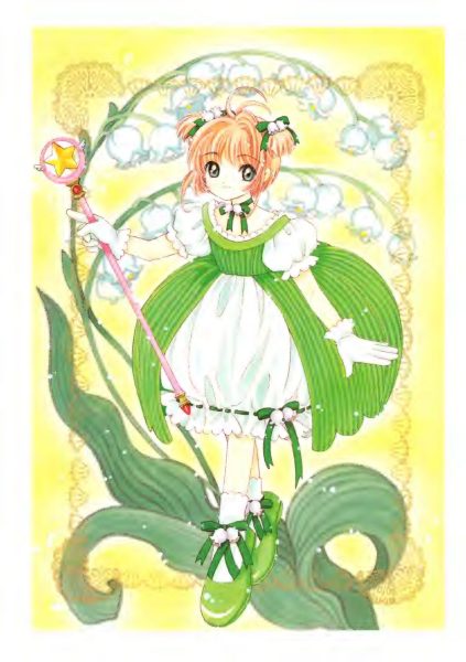 图片[5]-C734-魔卡少女樱插画集 2：樱卡篇-爱画画的卷心菜