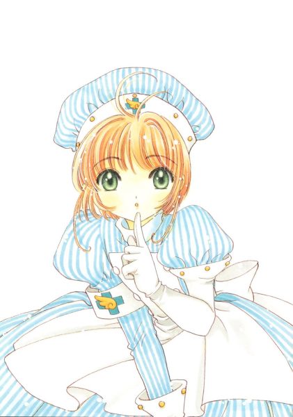 图片[2]-C735-魔卡少女樱插画集 3：Extra-爱画画的卷心菜