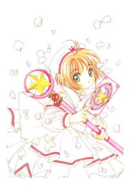 图片[3]-C735-魔卡少女樱插画集 3：Extra-爱画画的卷心菜