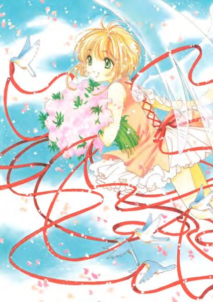 图片[5]-C735-魔卡少女樱插画集 3：Extra-爱画画的卷心菜